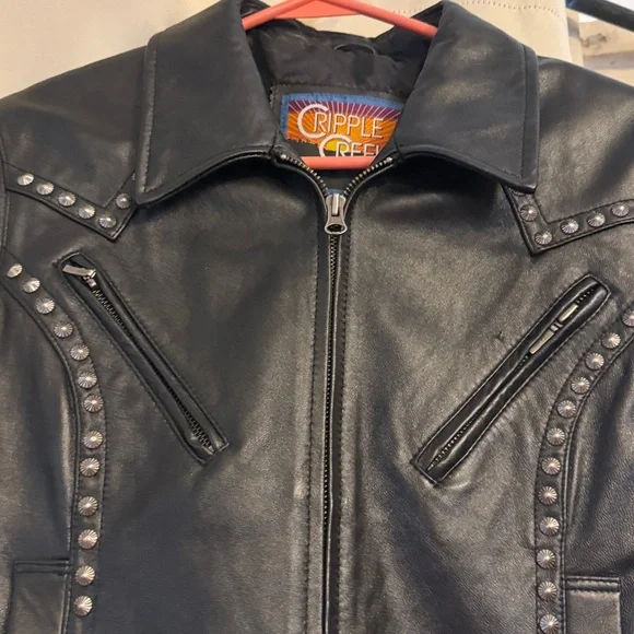 Cripple Creek leather fringe coat 3645 - Picture 5 of 13